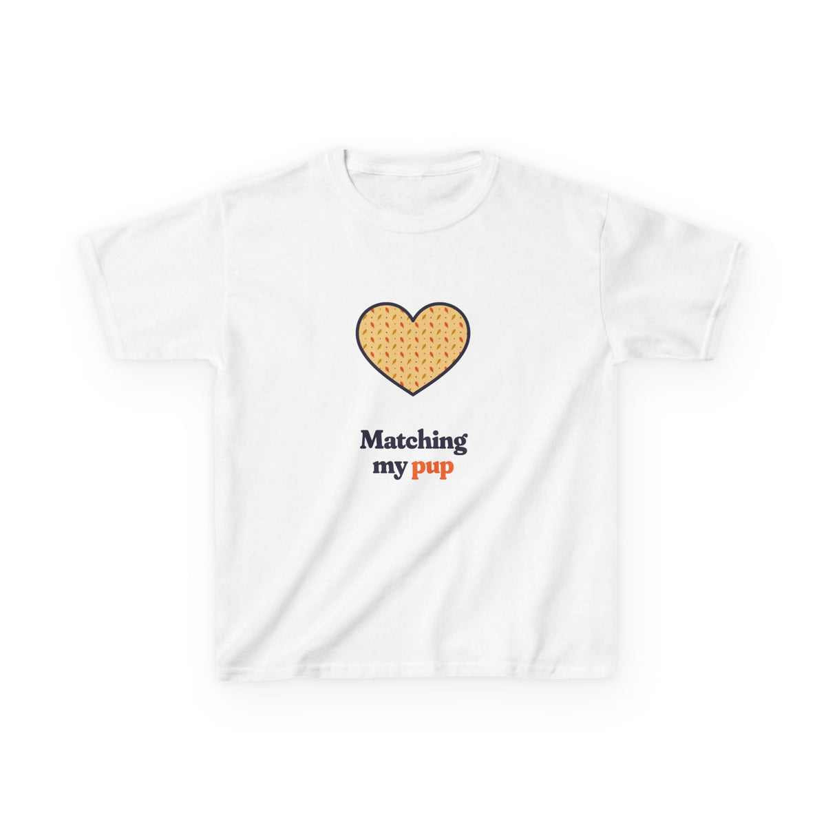 Matching My Pup Kids Tee, Fall Leaves