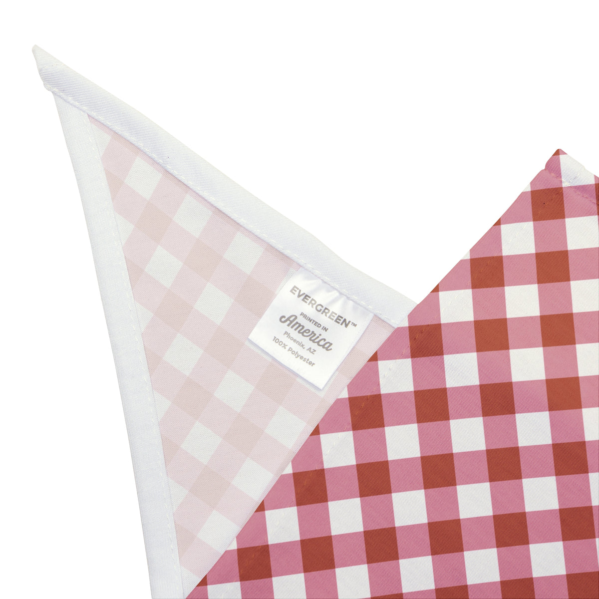 Thanksgiving Gingham Dog Bandana