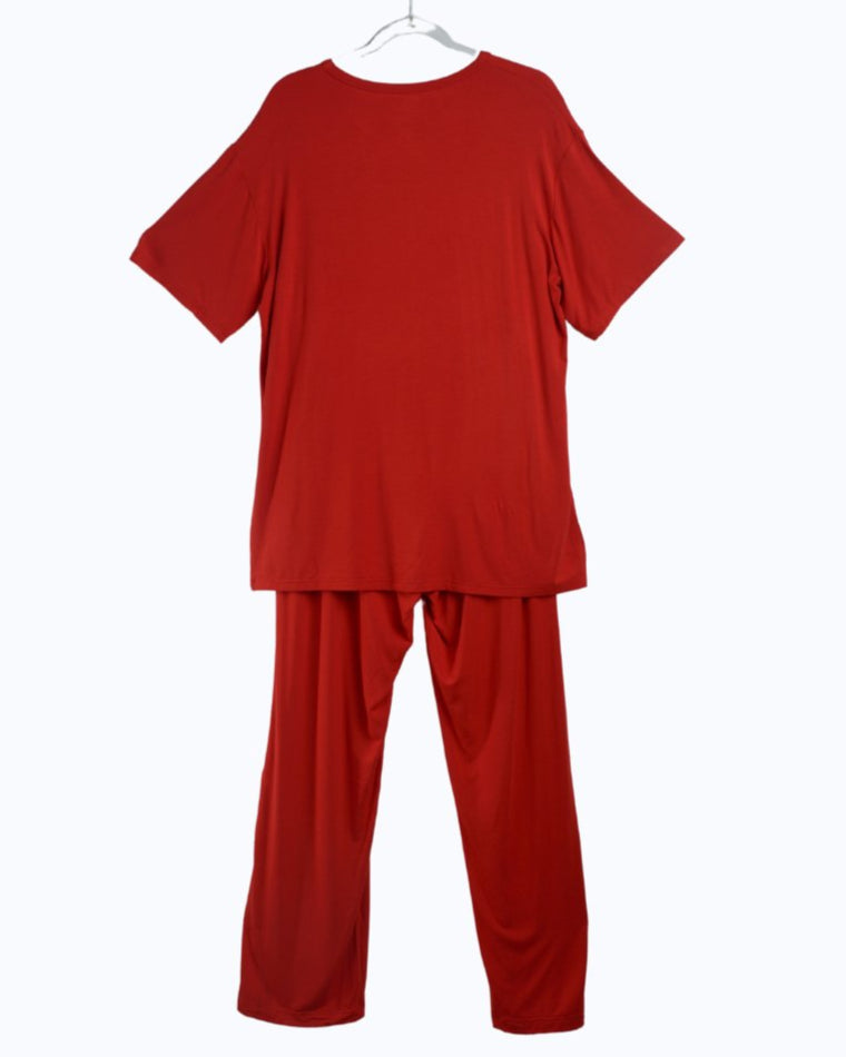 Men's Matching Family Christmas Pajamas – Red
